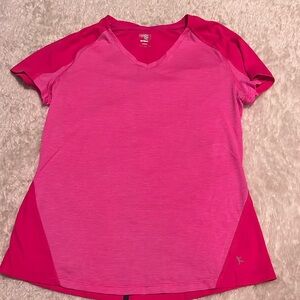 Danskin Now, Pink dry-fit shirt. Size: Adult Small